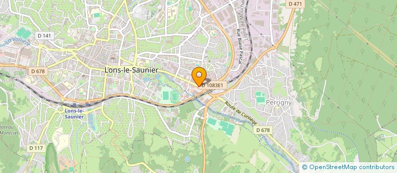 localisation de l'entreprise HEP TAXIS 39  LONS-LE-SAUNIER