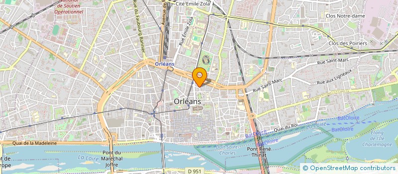 localisation de l'entreprise HEP24 à ORLEANS