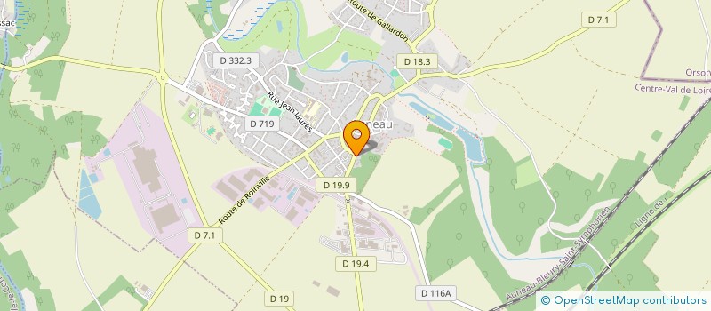 localisation de l'entreprise HEPA à AUNEAU-BLEURY-SAINT-SYMPHORIEN