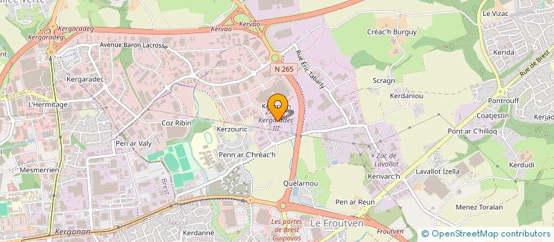 localisation de l'entreprise HEPA SERVICES  GUIPAVAS