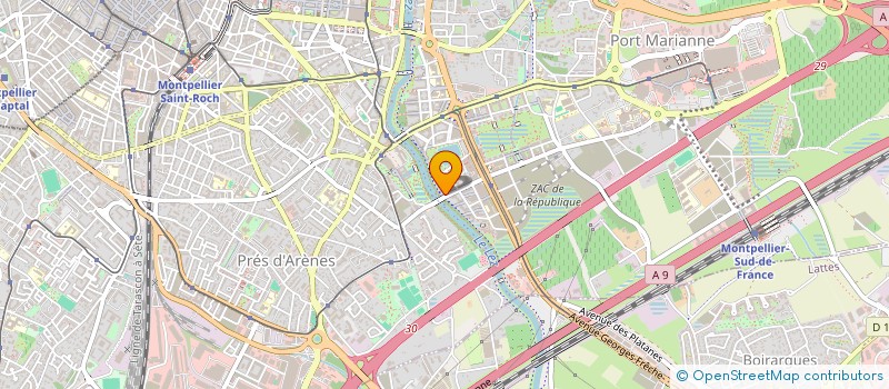 localisation de l'entreprise HEPAOS à MONTPELLIER