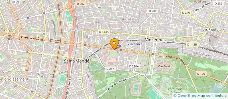 localisation de l'entreprise HEPATOWEB.COM à SAINT-MANDE