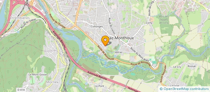 localisation de l'entreprise HEPHA CONSEIL  VETRAZ-MONTHOUX