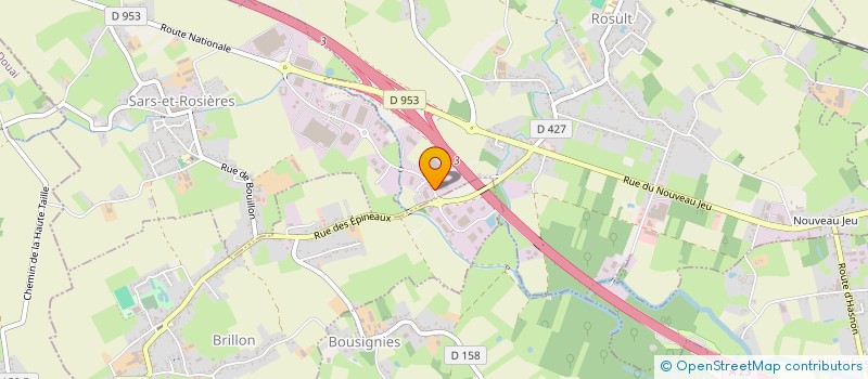 localisation de l'entreprise HEPHAIS  ROSULT