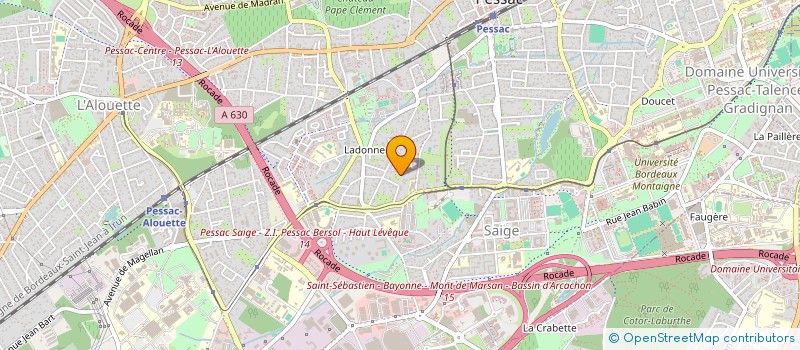 localisation de l'entreprise HEPHAISTOS  PESSAC