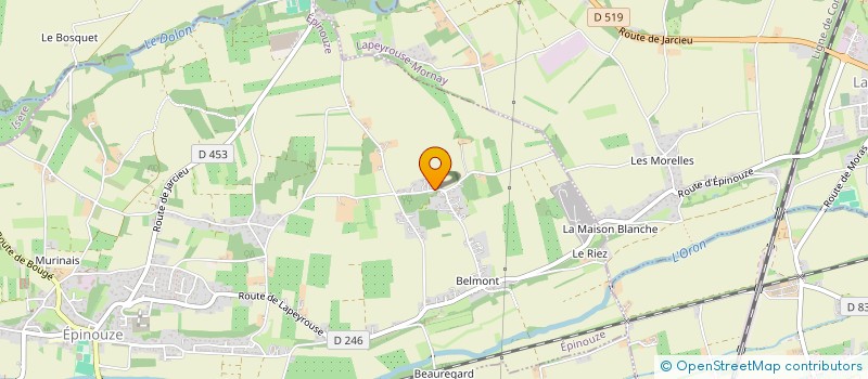 localisation de l'entreprise HEPHAISTOS  EPINOUZE