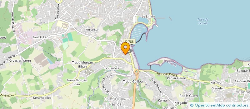 localisation de l'entreprise HEPHAISTOS à PERROS-GUIREC