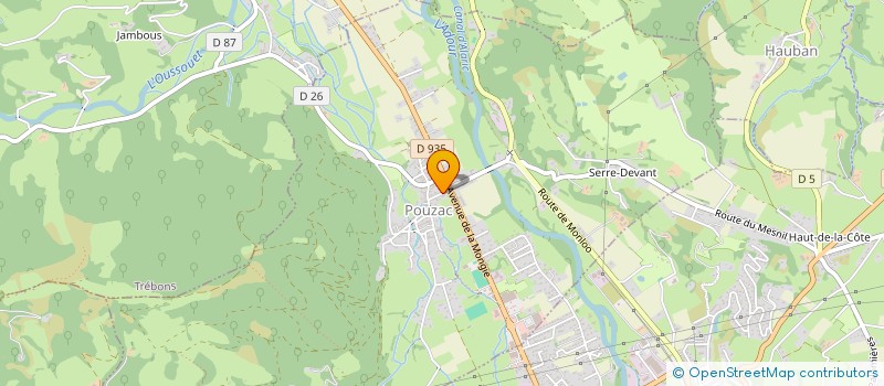 localisation de l'entreprise HEPHAISTOS  POUZAC