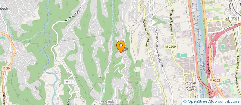 localisation de l'entreprise HEPHAISTOS  LA GAUDE