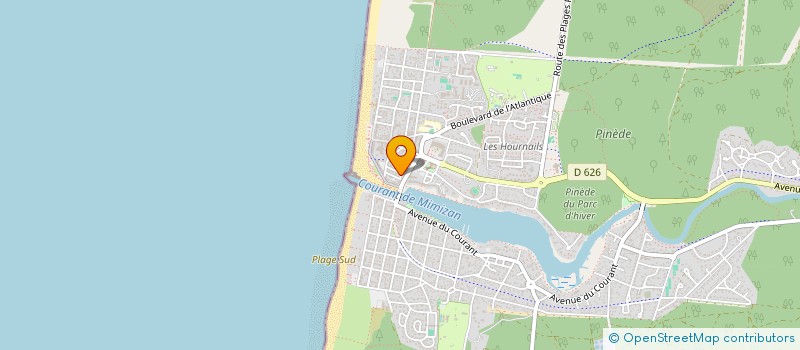 localisation de l'entreprise HEPHAISTOS  MIMIZAN