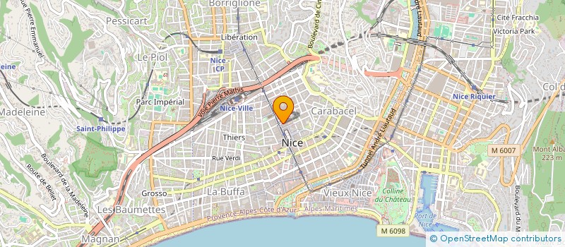 localisation de l'entreprise HEPHAISTOS  NICE