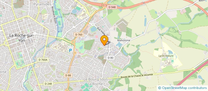 localisation de l'entreprise HEPHAISTOS INGENIERIE à LA ROCHE-SUR-YON