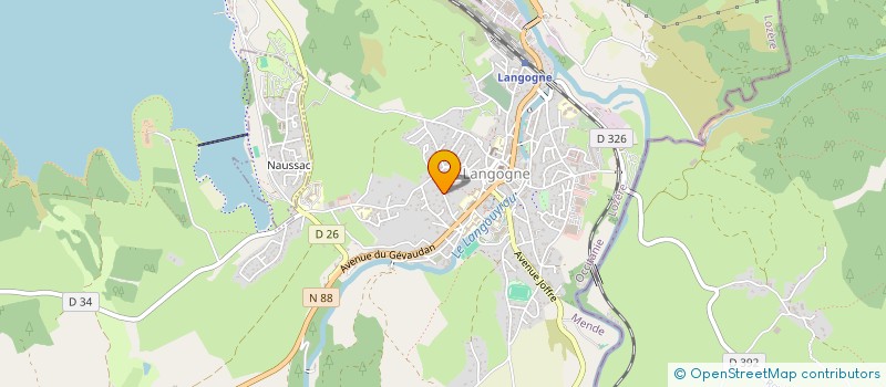 localisation de l'entreprise HEPHER  LANGOGNE