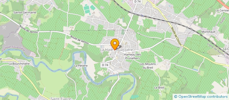 localisation de l'entreprise HEPHI  LA HAIE-FOUASSIERE