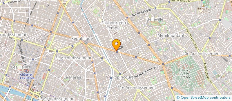 localisation de l'entreprise HEPHICA  PARIS