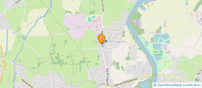 localisation de l'entreprise HEPIGA  SAINT-CYPRIEN