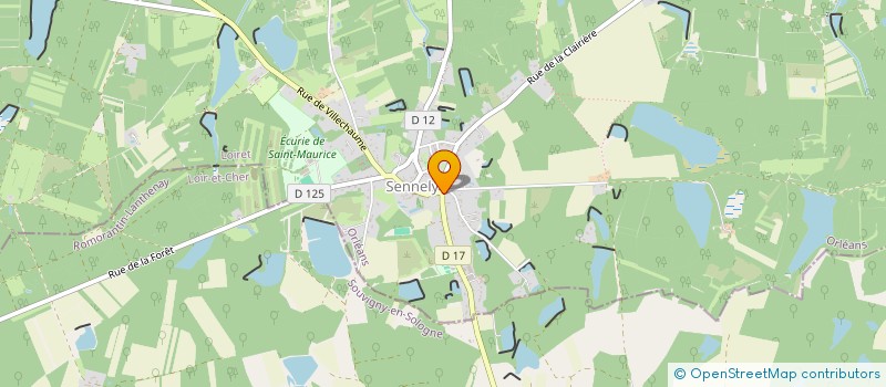 localisation de l'entreprise HEPONA SELLERIE à SENNELY