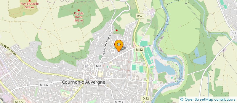 localisation de l'entreprise HEPTA HOLDING  COURNON-D'AUVERGNE