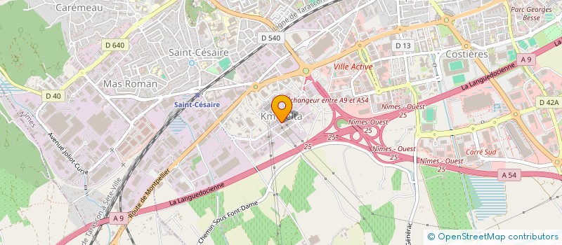 localisation de l'entreprise HEPTA INFORMATIQUE à NIMES