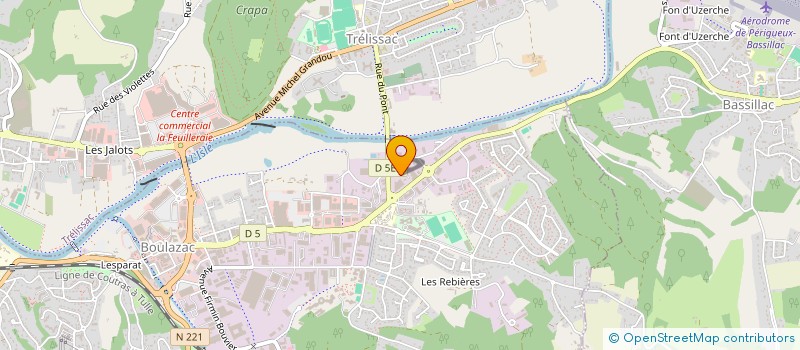 localisation de l'entreprise HEPTA PARK  BOULAZAC ISLE MANOIRE