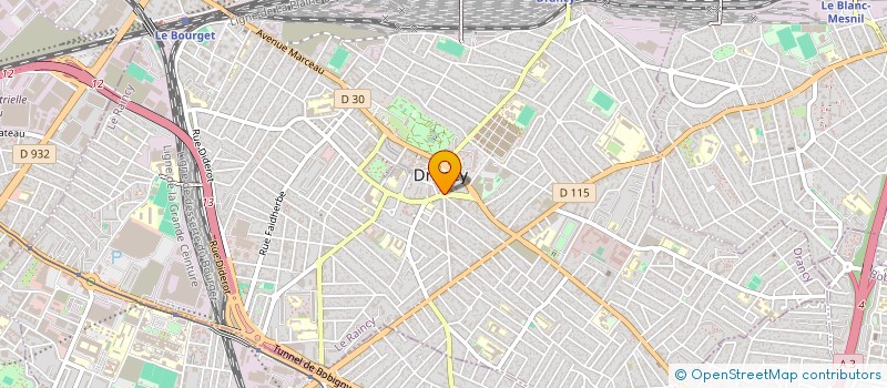localisation de l'entreprise HEPTACOM à DRANCY