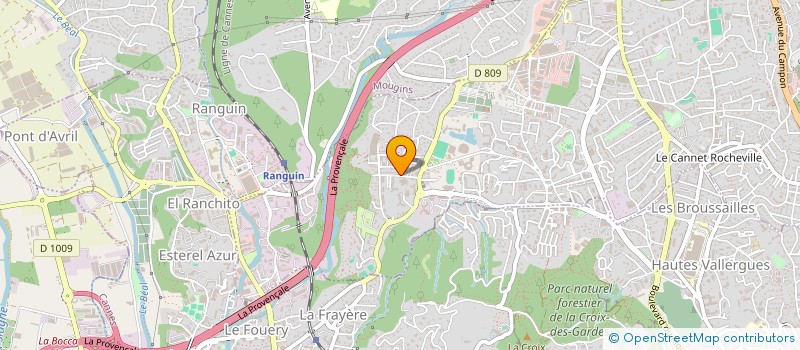 localisation de l'entreprise HEPTAGONAL à LE CANNET