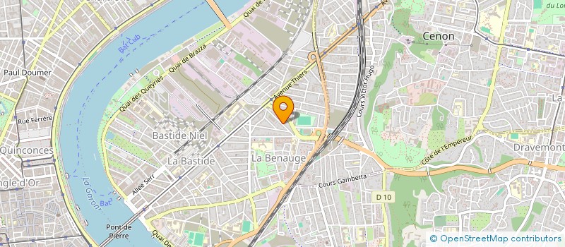 localisation de l'entreprise HEPTAGONE à BORDEAUX