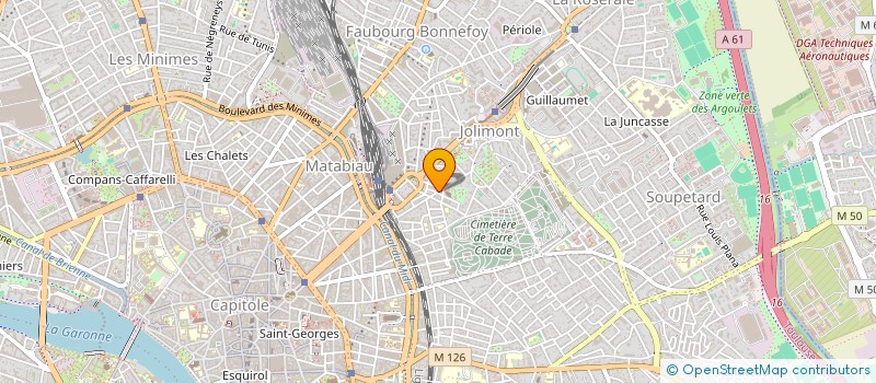 localisation de l'entreprise HEPTASOMA COLLECTIF  TOULOUSE