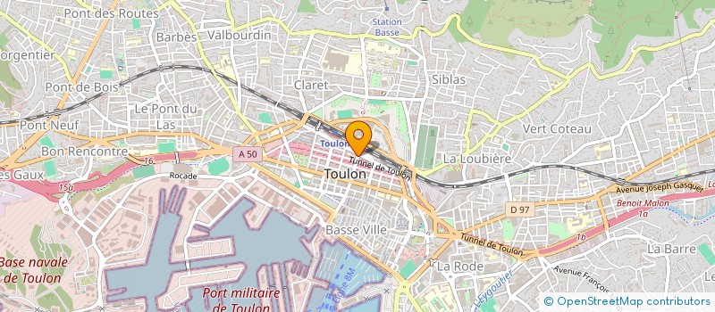 localisation de l'entreprise HEQAM  TOULON