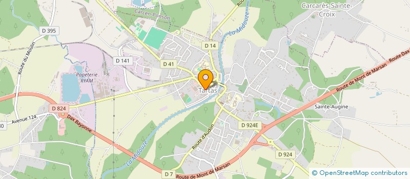 localisation de l'entreprise HER à TARTAS