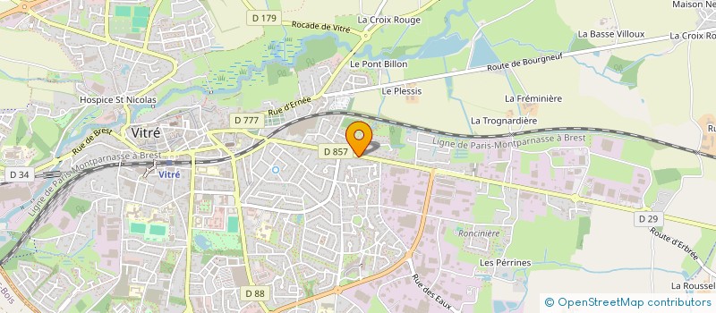 localisation de l'entreprise HER&BO  VITRE