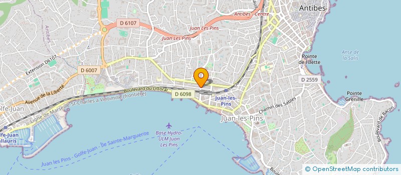 localisation de l'entreprise HER-MAX à ANTIBES