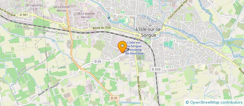 localisation de l'entreprise HER'OS DE L'INVISIBLE  L'ISLE-SUR-LA-SORGUE