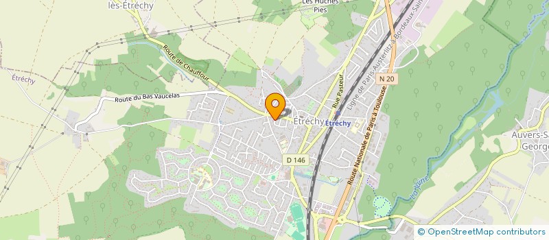localisation de l'entreprise HERA à ETRECHY