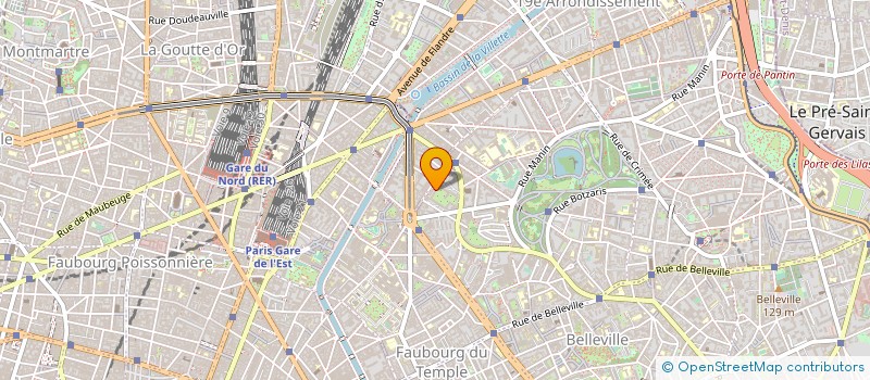 localisation de l'entreprise HERA à PARIS
