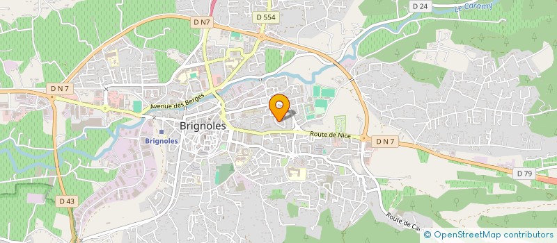 localisation de l'entreprise HERA à BRIGNOLES