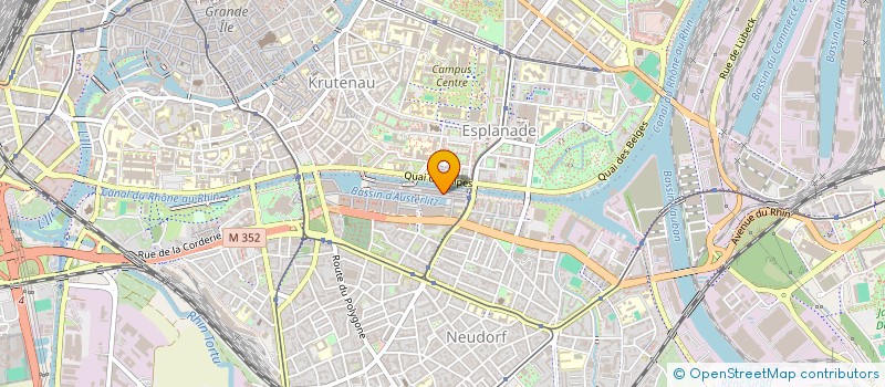 localisation de l'entreprise HERA à STRASBOURG