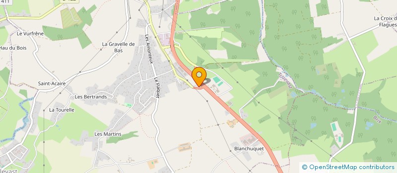 localisation de l'entreprise HERA  TOLLEVAST