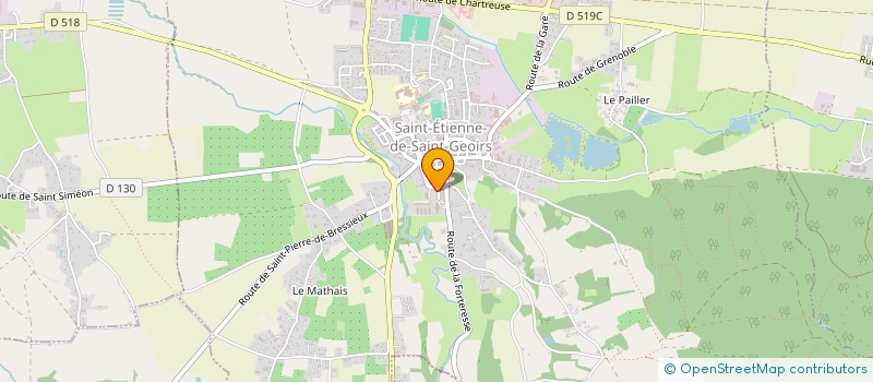 localisation de l'entreprise HERA  SAINT-ETIENNE-DE-SAINT-GEOIRS