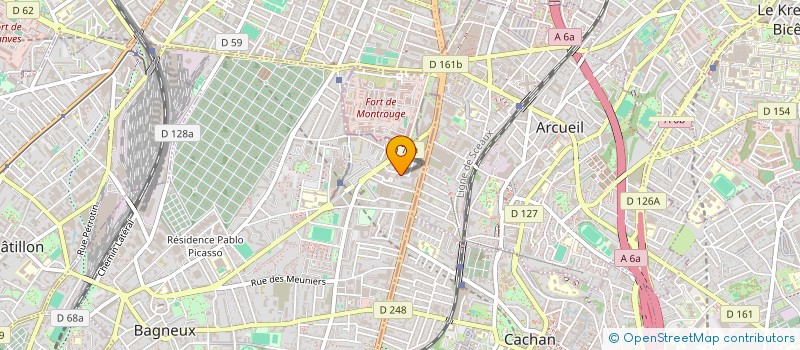 localisation de l'entreprise HERA  CRETEIL