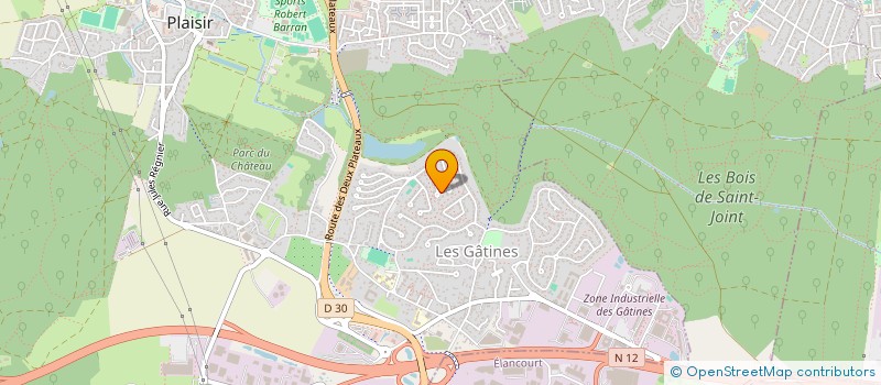 localisation de l'entreprise HERA  PLAISIR