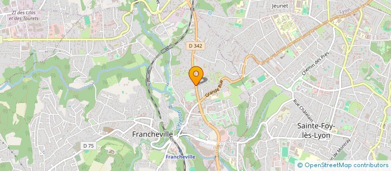 localisation de l'entreprise HERA  FRANCHEVILLE