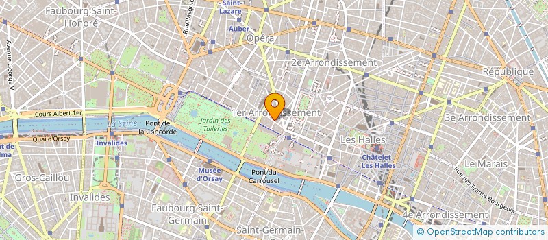 localisation de l'entreprise HERA  PARIS