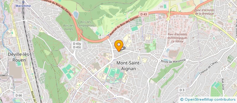 localisation de l'entreprise HERA  MONT-SAINT-AIGNAN