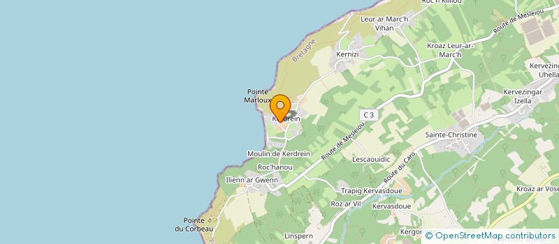 localisation de l'entreprise HERA  PLOUGASTEL-DAOULAS