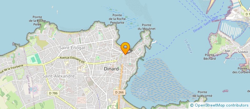 localisation de l'entreprise HERA  DINARD