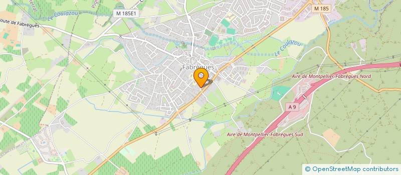 localisation de l'entreprise HERA à FABREGUES