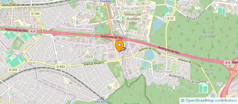 localisation de l'entreprise HERA  NOISY-LE-GRAND