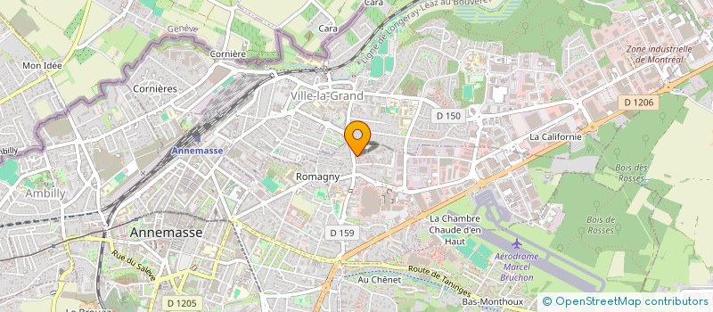 localisation de l'entreprise HERA COMPANY à ANNEMASSE