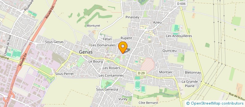 localisation de l'entreprise HERA EGF à GENAS